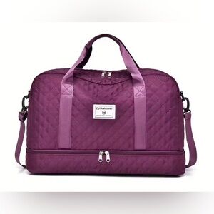 Zuomanni Quilted Duffel Bag NIP